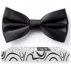 Young Men's Bow Ties Pre-Tied Style Formal Satin Classic Bowtie for Tuxedo
